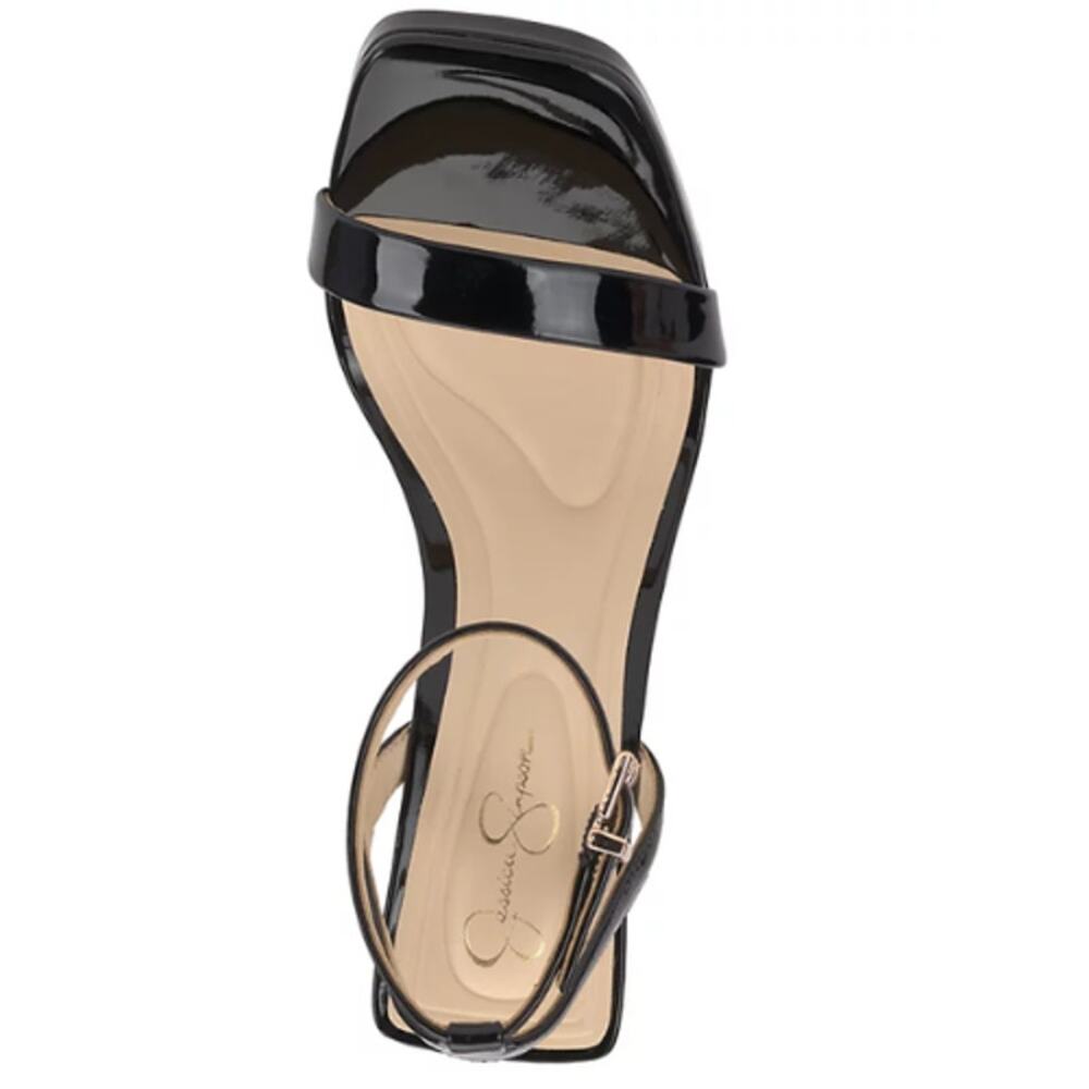 Jessica Simpson Adonia Two-Piece Platform Dress Sandals Black New 7.5 - Picture 3 of 8